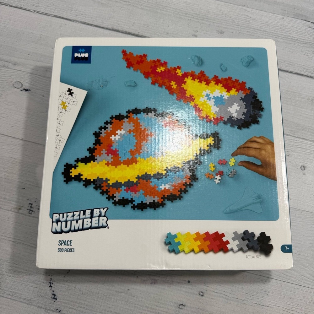 Plus plus puzzle by number space NEW